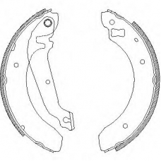 Z4062.00 WOKING Комплект тормозных колодок