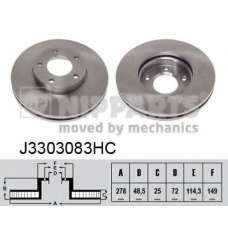 J3303083HC NIPPARTS Тормозной диск