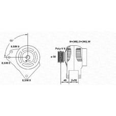 943355131010 MAGNETI MARELLI Генератор