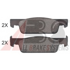 37961 OE ABS Комплект тормозных колодок, дисковый тормоз