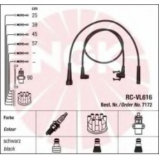 7172 NGK Комплект проводов зажигания