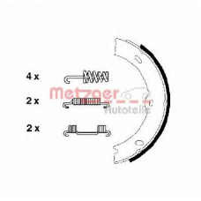 KR 213 METZGER Комплект тормозных колодок, стояночная тормозная с