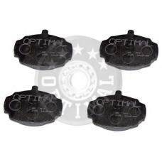 6112 OPTIMAL Комплект тормозных колодок, дисковый тормоз