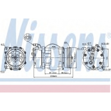 89040 NISSENS Компрессор, кондиционер