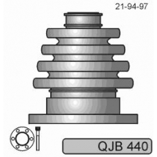 QJB440 QUINTON HAZELL Комплект пылника, приводной вал