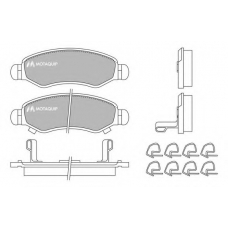 LVXL1256 MOTAQUIP Комплект тормозных колодок, дисковый тормоз