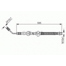 1 987 476 372 BOSCH Тормозной шланг
