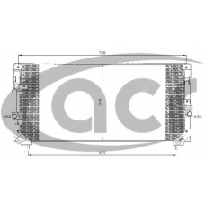 300470 ACR Конденсатор, кондиционер