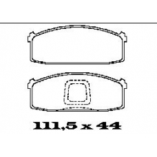 BL1155A1 FTE Колодки тормозные