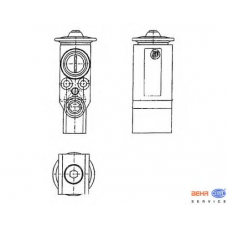 8UW 351 239-071 HELLA Расширительный клапан, кондиционер