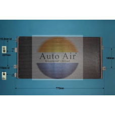 16-9643 AUTO AIR GLOUCESTER Конденсатор, кондиционер