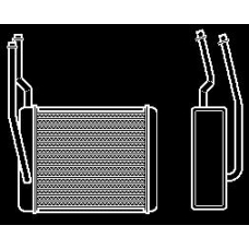 212M15 J. DEUS Теплообменник, отопление салона