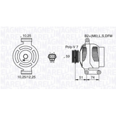 063533251000 MAGNETI MARELLI Генератор