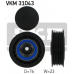 VKM 31043 SKF Натяжной ролик, поликлиновой  ремень