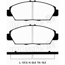 IBD-1441 IPS Parts Комплект тормозных колодок, дисковый тормоз