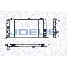 RA0010020 JDEUS Радиатор, охлаждение двигателя