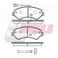BKM466 CASALS Комплект тормозных колодок, дисковый тормоз