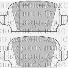 BBP1774 BORG & BECK Комплект тормозных колодок, дисковый тормоз