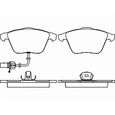 P 85 097 BREMBO Комплект тормозных колодок, дисковый тормоз