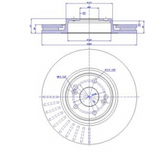 142.1215 CAR Тормозной диск