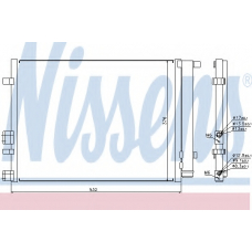 940221 NISSENS Конденсатор, кондиционер