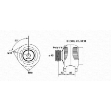 063377300010 MAGNETI MARELLI Генератор