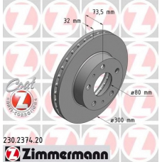 230.2374.20 ZIMMERMANN Тормозной диск