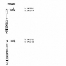 939C200 BREMI Комплект проводов зажигания