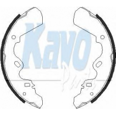 BS-3901 KAVO PARTS Комплект тормозных колодок