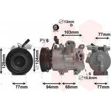 8300K236 VAN WEZEL Компрессор, кондиционер