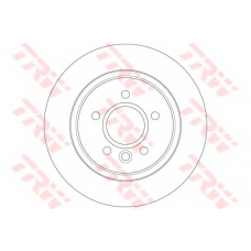 DF6535 TRW Тормозной диск
