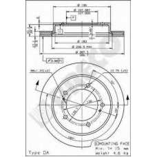 BS 8230 BRECO Тормозной диск