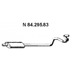 84.295.83 EBERSPACHER Глушитель выхлопных газов конечный