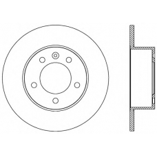 BDA2589.10 OPEN PARTS Тормозной диск