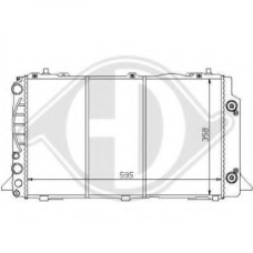 8101129 DIEDERICHS Радиатор, охлаждение двигателя