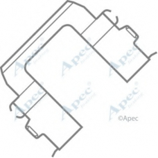 KIT523 APEC Комплектующие, тормозные колодки