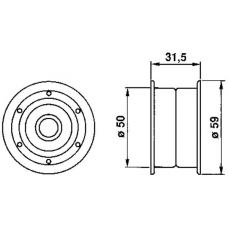 VKM 81006 SKF Подшипник натяжителя ремня