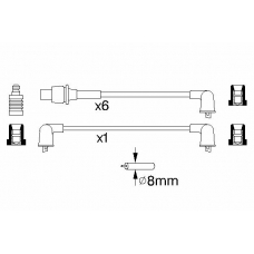 0 986 356 922 BOSCH Комплект проводов зажигания