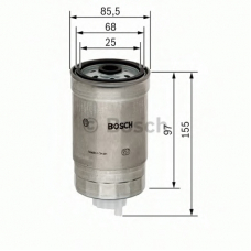 F 026 402 048 BOSCH Топливный фильтр