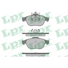 05P1678 LPR Комплект тормозных колодок, дисковый тормоз