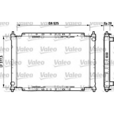 731209 VALEO Радиатор, охлаждение двигателя