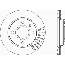 BDA1176.20 OPEN PARTS Тормозной диск