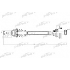 PDS0637 PATRON Приводной вал