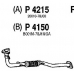 P4215 FENNO Труба выхлопного газа
