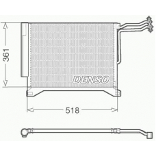 DCN05100 DENSO Конденсатор, кондиционер