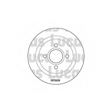 DF2639 TRW Тормозной диск