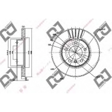 BD1157 DJ PARTS Тормозной диск