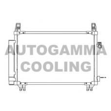 104828 AUTOGAMMA Конденсатор, кондиционер