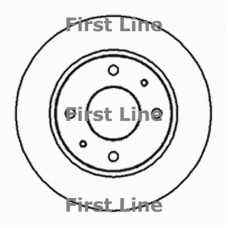FBD491 FIRST LINE Тормозной диск