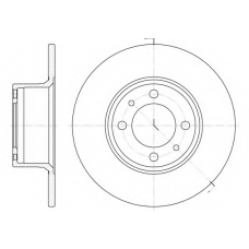 6156 00 KAWE Тормозной диск